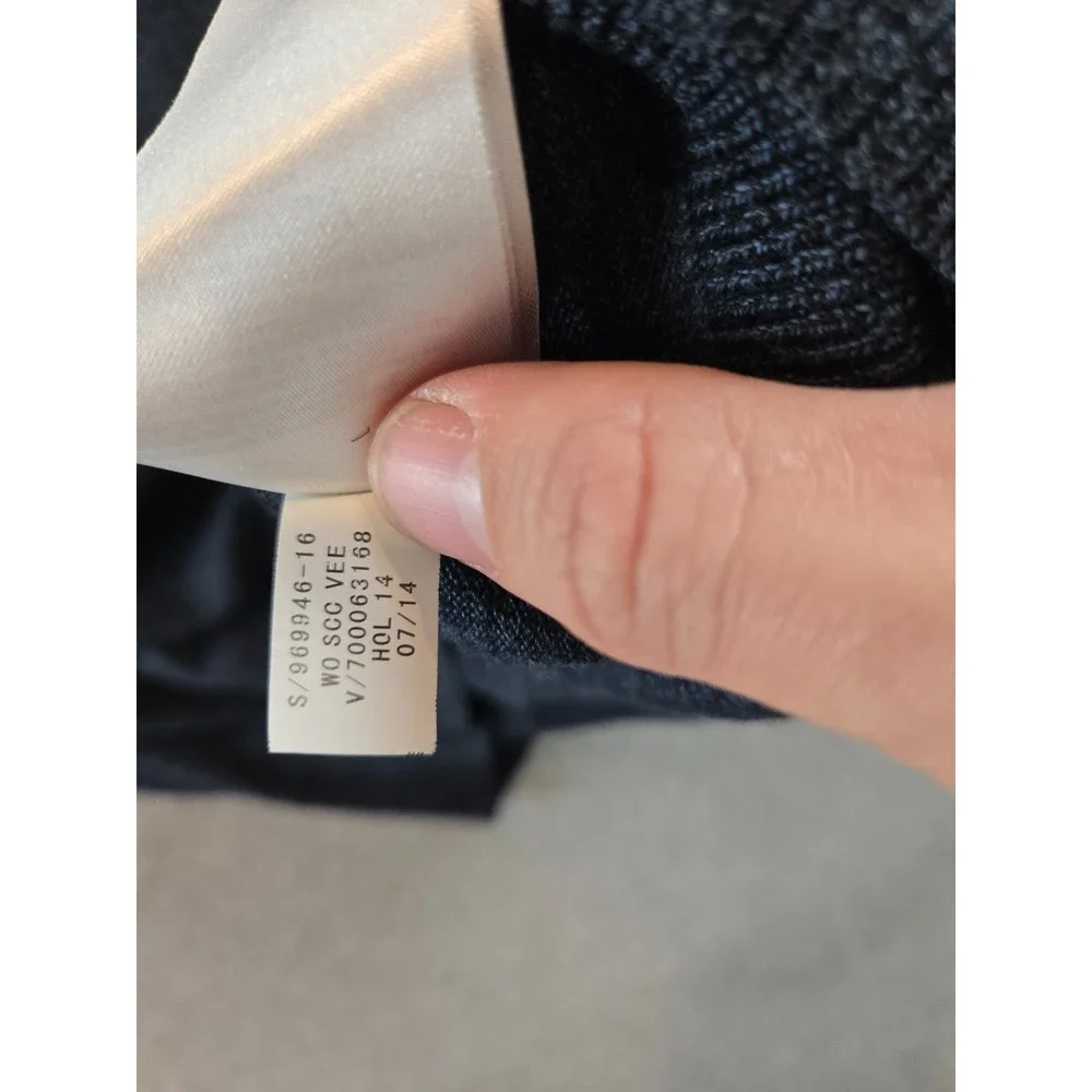 Banana Republic‎ Sweater Men's M Blue Silk Cashmere Cotton V Neck Luxury Blend